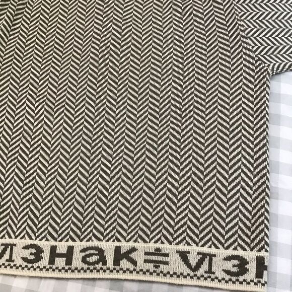 THALIE chunky knit wool blend sweater small neutral tones fall winter co… - Picture 3 of 15